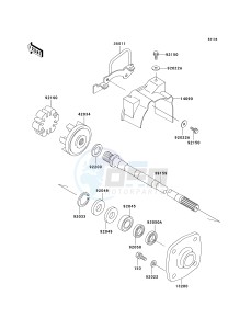 JT 900 D [900 STX] (D1) [900 STX] drawing DRIVE SHAFT