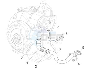 Granturismo 200 L UK drawing Secondary air box