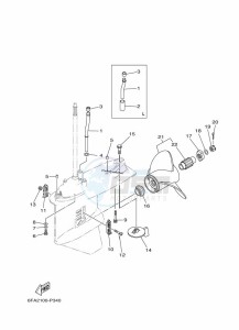 F175AETL drawing PROPELLER-HOUSING-AND-TRANSMISSION-2