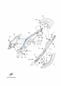 MT-10 MTN1000D (BGG6) drawing SIDE COVER