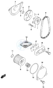 LT-Z90 drawing OIL PUMP