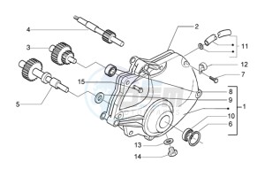 Beverly 500 drawing Wheel hub cover