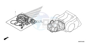 AFS1102SHC drawing GASKET KIT A