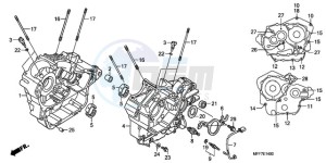 XL700VA9 France - (F / ABS CMF SPC) drawing CRANKCASE