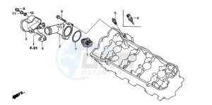 CB600F2 HORNET S drawing THERMOSTAT