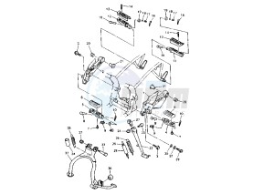 XJ N 600 drawing STAND-FOOTREST