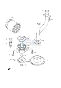 DF 115 drawing Oil Pump