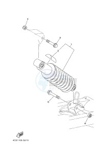 YFM250R YFM25RB RAPTOR 250 (1BTG 1BTH 1BTJ) drawing REAR SUSPENSION