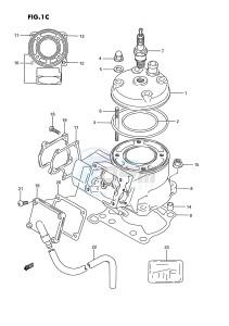 RM80 (E3) drawing CYLINDER (MODEL M N P R S)