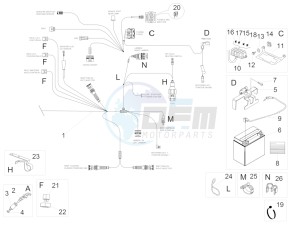 V7 II Stone ABS 750 drawing Electrical system II