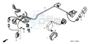 CRF250X9 Europe Direct - (ED / CMF) drawing WIRE HARNESS