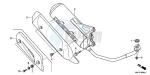 NSC50MPDE NSC50MPDE UK - (E) drawing EXHAUST MUFFLER