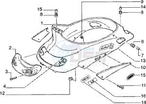 Liberty 125 Leader drawing Central Protection