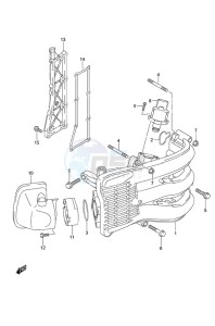 DF 50A drawing Intake Manifold/Silencer/Exhaust Cover