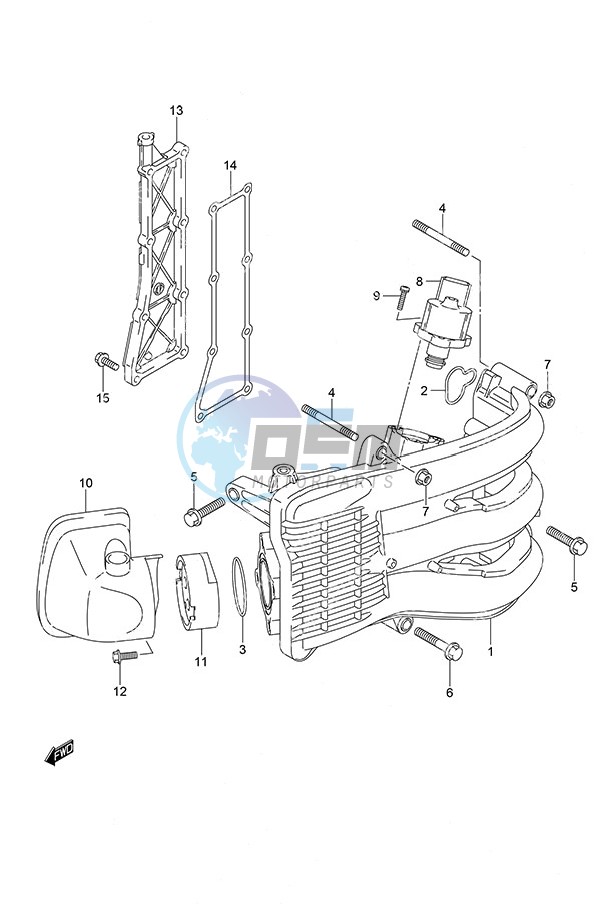 Intake Manifold/Silencer/Exhaust Cover