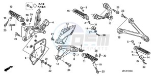 CBR1000RAA Korea - (KO / ABS) drawing STEP