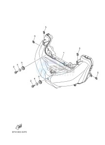 CZD300A X-MAX 300 X-MAX (B741 B749) drawing HEADLIGHT