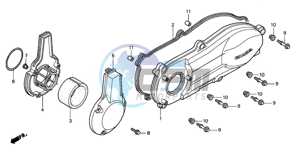 LEFT CRANKCASE COVER