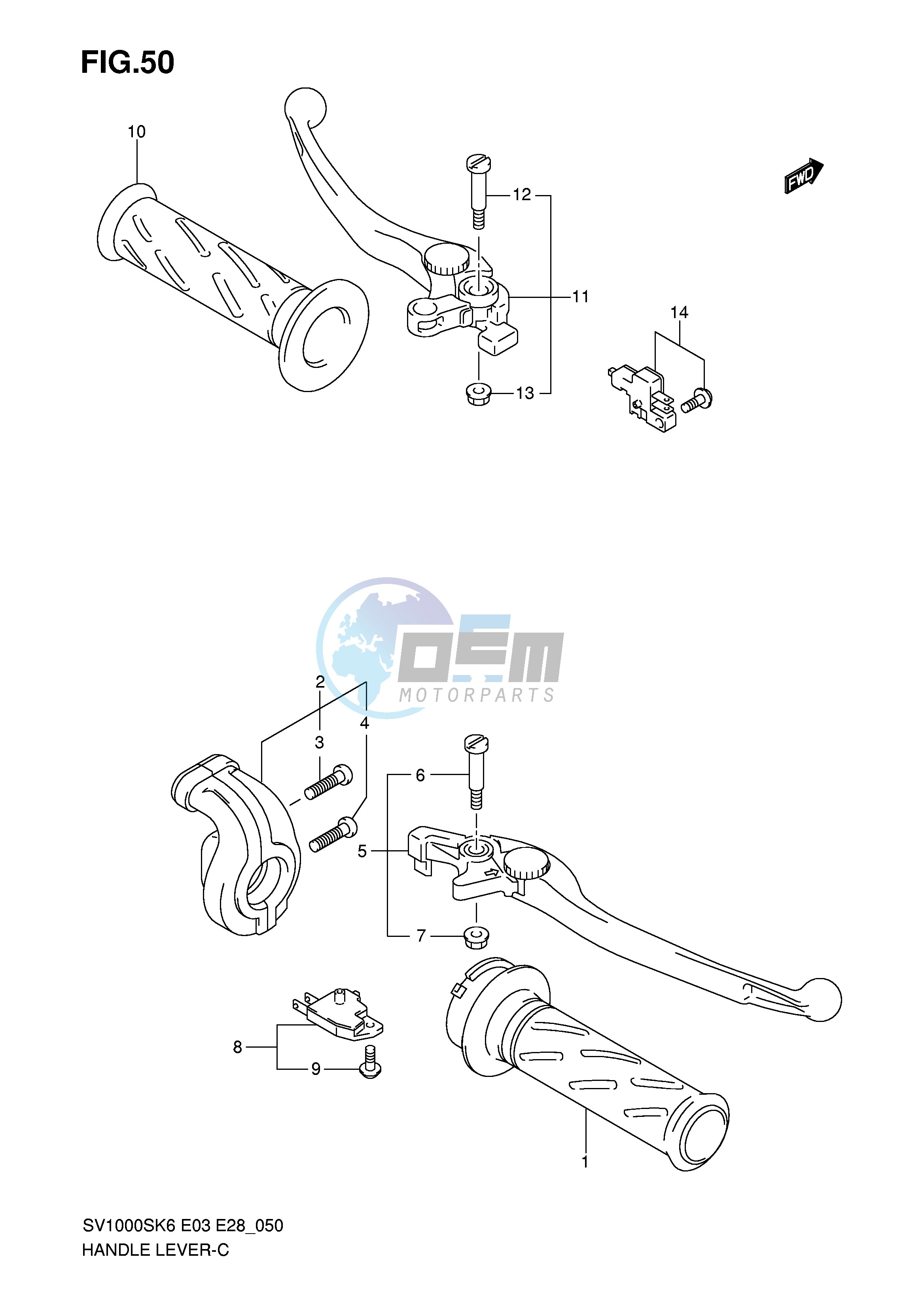 HANDLE LEVER (SV1000S)