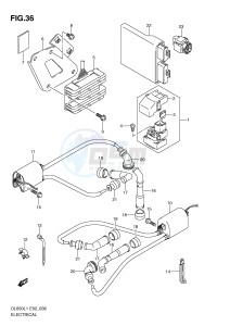 DL650 (E2) V-Strom drawing ELECTRICAL (DL650L1 E19)