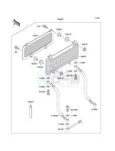 KLF 300 C [BAYOU 300 4X4] (C5-C9) [BAYOU 300 4X4] drawing OPTIONAL PARTS-- RADIATOR- -