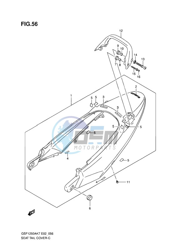 SEAT TAIL COVER