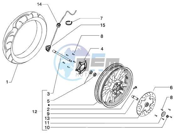 Front wheel