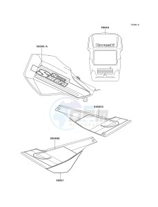 KL 250 G [SUPER SHERPA] (G4-G8 G8 CAN ONLY) [SUPER SHERPA] drawing DECALS-- KL250-G8- -