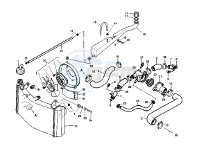 V RAPTOR 650 drawing COOLING SYSTEM