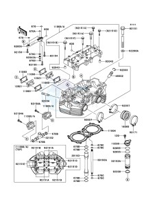 W800 EJ800ADF GB XX (EU ME A(FRICA) drawing Cylinder Head