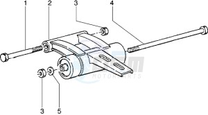 Runner 50 drawing Swinging arm