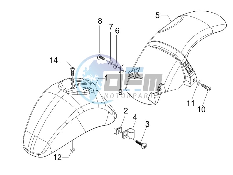 Wheel housing - Mudguard