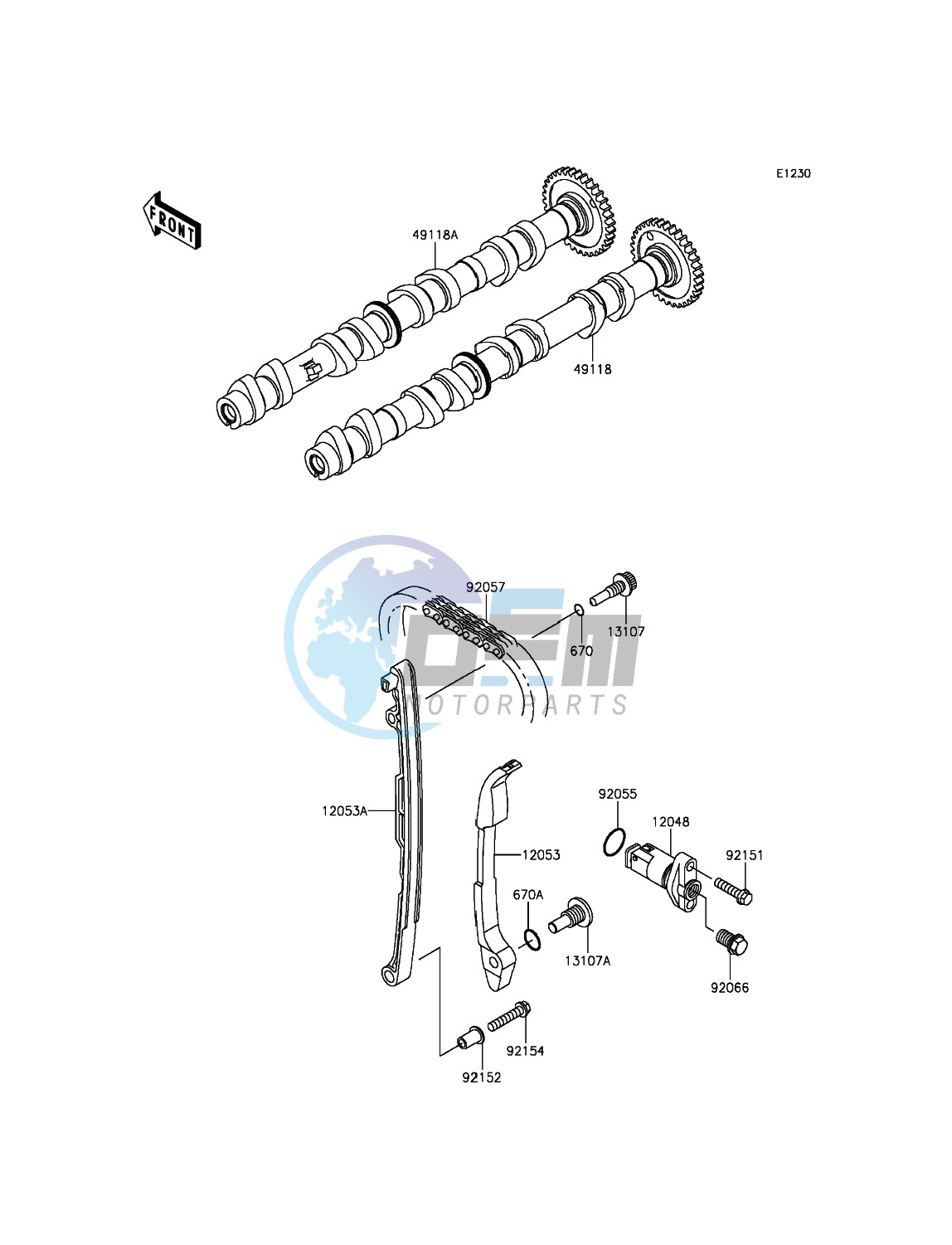 Camshaft(s)/Tensioner