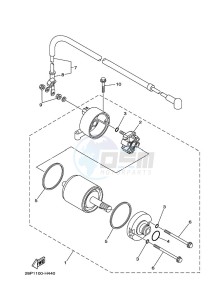 YFM700FWAD GRIZZLY 700 EPS (BLT8) drawing STARTING MOTOR