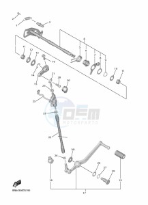 YZF600 YZF-R6 (BN6H) drawing SHIFT SHAFT