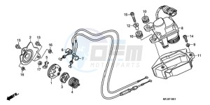 CBR600RR9 UK - (E / MME) drawing SERVO MOTOR