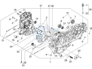 LX 150 4T E3 Vietnam drawing Crankcase