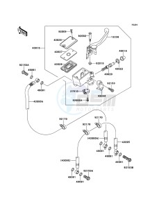 ER-6n ER650A6S GB XX (EU ME A(FRICA) drawing Front Master Cylinder