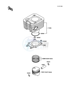 KLF 220 A [BAYOU 220] (A1-A4) [BAYOU 220] drawing CYLINDER_PISTON