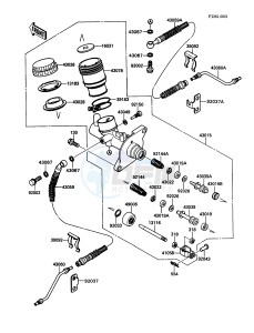 KAF 450 B [MULE 1000] (B1) [MULE 1000] drawing MASTER CYLINDER