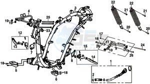 JET 4 RX 50 (XE05W3-NL) (M1 drawing FRONT COVER FRONT INNER BOX