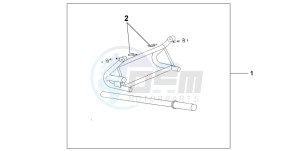 VT750CD3 drawing MAINTENANCE STAND