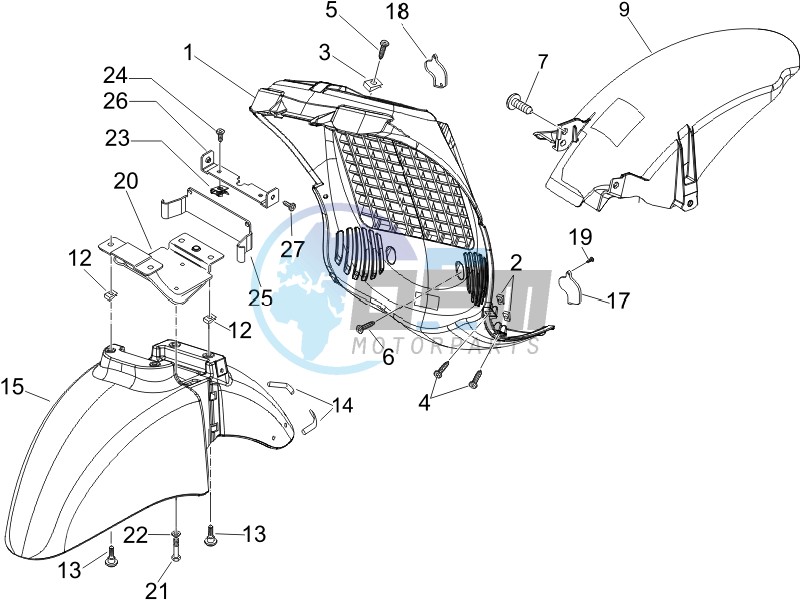 Wheel housing - Mudguard