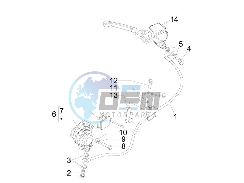 Brakes pipes - Calipers