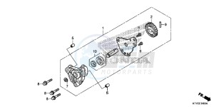 CBR125RTF CBR125RT UK - (E) drawing OIL PUMP