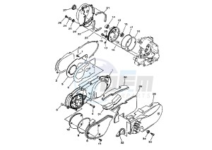 YP MAJESTY 150 drawing CRANKCASE COVER