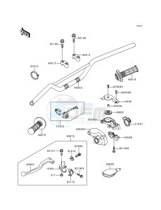 KX 125 K [KX125] (K5) [KX125] drawing HANDLEBAR