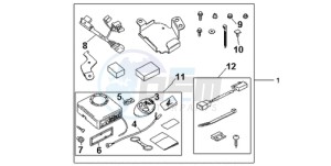 CB1000RA9 Europe Direct - (ED / ABS) drawing ALARM SYS.