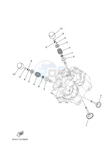 YFM700FWAD YFM70GPLG GRIZZLY 700 EPS (B317) drawing VALVE