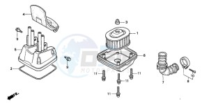 C50S drawing AIR CLEANER